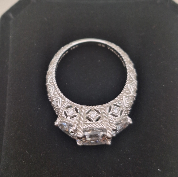 Judith Ripka 19.32ctw Bella Luce Sterling Silver Cz Cocktail Ring – Size 6 - Picture 8 of 14